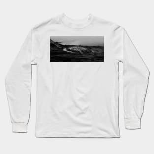 whale b&w Long Sleeve T-Shirt